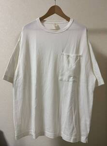 GOLD WIDE TEE T/C MESH WIDE T-SHIRT W/BIG POCKET メッシュ Tシャツ 半袖Tシャツ カットソー 半袖 ポケット ポケT 東洋 ゴールド L