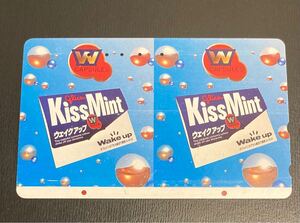 使用済テレカ☆Kiss Mint☆グリコ☆1枚☆テレホンカード☆使用済☆残高0円☆コレクション☆レア☆テレカ☆プリペイドカード☆送料85円⑤⑦