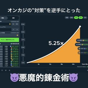 【まもなく販売終了】オンカジをほぼATM化する裏技手法 Stake ステーク CRASH オンラインカジノ FX バイナリー 株 投資 副業 サポート付