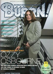 BURRN!★2007年8月号★特集 : OZZY OSBOURNE・他