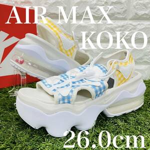 即決 ナイキ ウィメンズ エアマックス ココ サンダル 厚底 ボリュームサンダル Nike Air Max Koko レディース 26.0cm 送料込み FJ0306-400