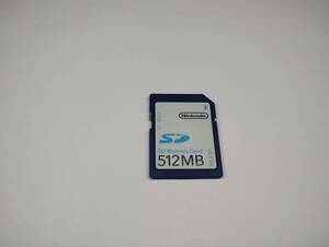  512MB　メガバイト　Nintendo　SDカード メモリーカード