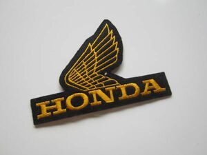 ビンテージ HONDA ホンダ バイク オートバイ ウィングマーク ワッペン/自動車 バイク レーシング F1 ② 56