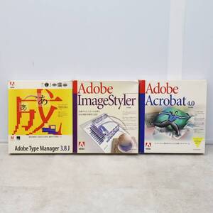 ◆ ｜ImageStyler Acrobat 4.0 Type Manager 3.8J｜Adobe ｜Mac Macintosh Windows pcソフトまとめ ■P2448