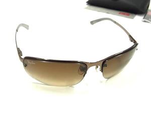 1円 ■美品■ Ray-Ban レイバン RB3239 014/13 62□15 サングラス メガネ 眼鏡 レディース メンズ ブロンズ系 FF6997