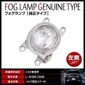 【送料無料】 トヨタ ハリアー 80系 R2.6～ 純正交換タイプ フォグ フォグランプ 81220-12240/81221-52120/81220-02150 左側 L