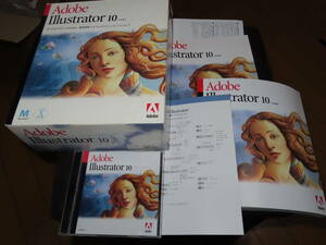 正規品・シリアルキーあり・Adobe Illustrator 10 MAC版 ライセンスキー付 