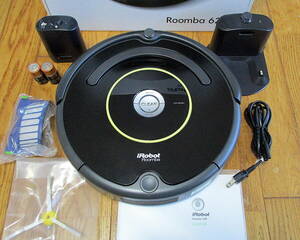 ルンバ iRobot Roomba 625 作動確認の為2回使用のみ バッテリー新品に交換済み 未使用に近い