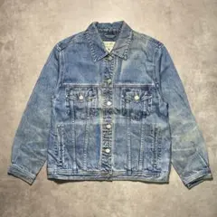 90s EddieBauer エディバウアーデニムジャケットトラッカージャケット