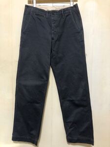 WAREHOUSE DUCK DIGGER Lot 1082 CHINOESウエアハウス チノパンツ ネイビーグレー　ストレートフィット　 ワークパンツ　 W30