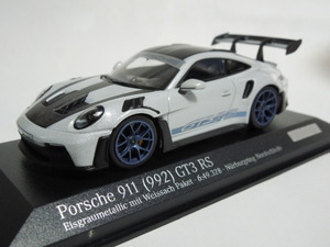 ミニチャンプス 1/43 ポルシェ 911 992 GT3RS ヴァイザッハ パケット ニュルブルクリンク 2023 限定649台（Minichamps）新品