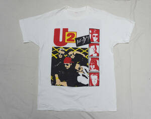 1992年 USA製 U2 『Achtung Baby』 ツアー Tシャツ ロック ビンテージ R.E.M. Sting Police Rolling Stones Aerosmith Pearl Jam Queen