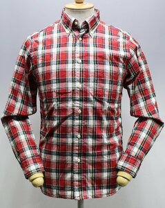 SugarCane (シュガーケーン) OXFORD CHECK B.D. SHIRT / チェック ボタンダウンシャツ sc26060 美品 レッド size S