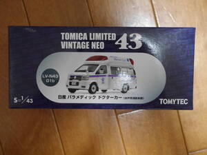 ＴＯＭＹＴＥＣ日産パラメディックドクターカー（水戸消防本部）1/43新品