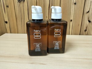 ★未使用　haru　黒髪スカルプ　シャンプー　400ml　2本★2