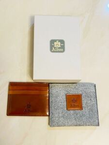 オールデン ウイスキー コードバン カードケース Alden 名刺入れ whisky Cordovan card case 