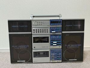 昭和レトロ PIONEER パイオニア バイブレーション コンポ CS-C11/CR-C7 /CT-C7ラジカセ ジャンク品　現状渡す