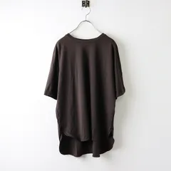 大きいサイズ アンフィーロ UNFILO 接触冷感 ストレッチ BEAUTY FORM フォルムＴシャツ XL/ブラウン トップス カットソー【2400014219272】