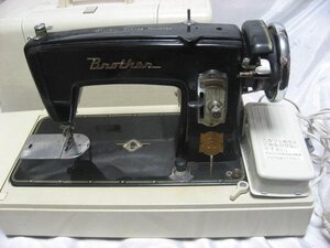 BROTHER Sewing Machine ミシン ブラザー　黒ミシン　昭和レトロ　アンティーク　現状品