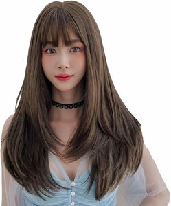 ウィッグ ロング かつら フルウィッグ カール 巻き髪 自然 女装 ウィッグ ウェーブ レディーズ wig 女性用 カツラ ネット/櫛付き