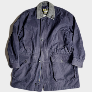 ネイビーC42! 90s BARBOUR ENDURANCE エンデュランス NAVY ネイビー バブアー ENGLAND 英国製 希少 ベンタイル VENTILE JACKET ジャケット