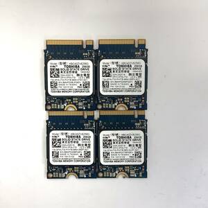 K60424160 TOSHIBA NVMe 256GB SSD 4点 【中古動作品】