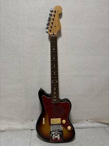 d2223◆Fender JAPANフェンダー Jazzmaster ジャズマスター エレキギター アンプ内蔵 シリアルナンバー O058037/crafted in japan