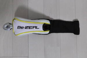 新品 送料無料 HONMA Be ZEAL ユーティリティ用 UT ヘッドカバー ホワイト/イエロー ホンマ ビジール 本間