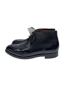 EDWARD GREEN◆DOVER/Halifox/Uチップ/チャッカブーツ/UK6.5/BLK/レザー/202