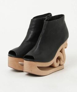 「Jeffrey Campbell」 オープントゥブーツ 36 ブラック レディース