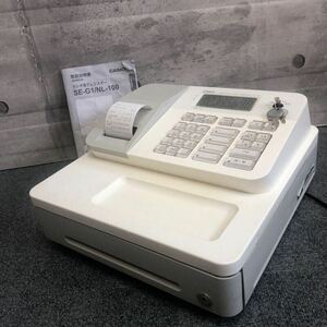 1円 動作確認済み SE-G1 NL-100 カシオ 電子レジスター CASIO レジスター 店舗用品 業務用 会計 小型ドロアー ホワイト 白