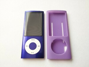 iPod nano 第5世代 パープル 16GB 本体 シリコンカバー セット MC064J 紫 Apple アイポッド ナノ