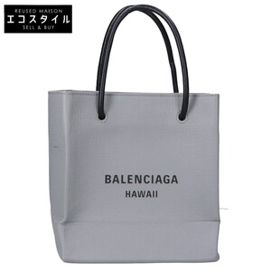 BALENCIAGA バレンシアガ 555140 ハワイ限定 ショッピングトートXXS トートバッグ グレー レディース