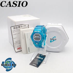 え06011【デッドストック級】CASIO カシオ/Baby-G/クオーツ/レディース腕時計/200M/ブルー/BG-6903/箱・ケース・取扱説明書付/動作不良有