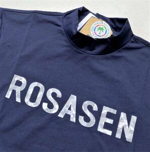 ◆ROSASEN◆ロサーセン◆半袖モック②◆M(48)◆ネイビー