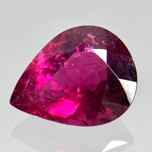 ソ付き!!1円〜!!●天然ルベライト1.552ct●j 約8.84×7.02mm ルース 裸石 宝石 ジュエリー tourmaline トルマリン BG8/BG8 テEA5◎ w4す18