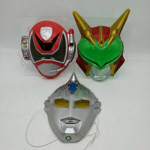 y2552 お面 まとめて ウルトラマン 仮面ライダー 特捜戦隊デカレンジャー デカレッド 当時物 現状品 中古品 お祭り おめん レトロ 当時物