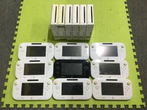 【GN6256/100/0】ジャンク★Wii 本体6台★WiiU ゲームパッド 9台★任天堂★NINTENDO★ゲーム機★大量★まとめ★セット★ニンテンドー★