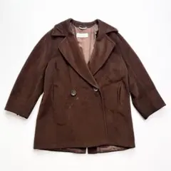 MaxMara マックスマーラ コート ウール ブラウン B99