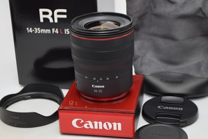 美品★Canon キヤノン RF 14-35mm F4 L IS USM★元箱付・レンズフード付