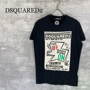 『DSQUARED2』ディースクエアード (L) プリント半袖Tシャツ