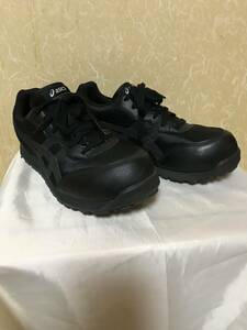 ★　23.5㎝　asicsアシックス　安全靴　ウインジョブ　黒黒　個人保管　新品未使用