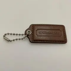 COACH コーチ ロゴ プレート ネームタグ チャーム 大きめ