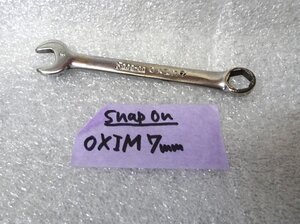 Snap-on スナップオン コンビネーションレンチ OXIM7 7mm アンダーラインSnap-on ミジェット ビンテージ ノンクレーム