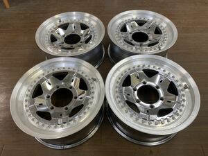 RAYS レイズ POWER P-VOLK 2 RACING ボルクレーシング 3ピースCRP 6H-139.7 16 インチ 7J+25 中古4本