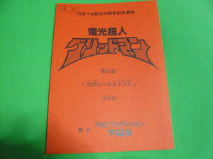 台本/決定稿【電光超人グリッドマン 第31話 怪獣ママは女子大生】小尾昌也 服部ジュン 須藤丈士 鈴木亜美 円谷プロダクション