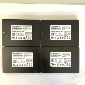 S60509161 SAMSUNG SATA 256GB 2.5インチ SSD 4点 【中古動作品】