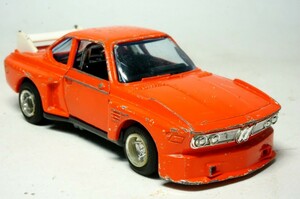 ダッシュ！！ミニカー ジェットマシーン 　BMW3.5CSL　オレンジ！シンセーミニパワー　車　日本製　ジャンク　プルバック