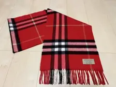 BURBERRY　バーバリー　マフラー　カシミア100％　未使用に近い