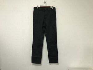 本物フレッドペリーFREDPERRYコットンチノパンツワークサーフビジネススーツメンズ28Sゴルフ黒ブラックポルトガル製